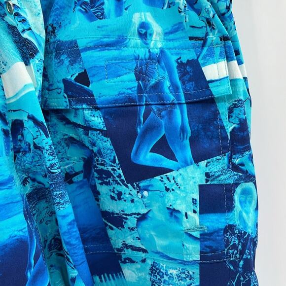 Vilebrequin Men's Azur Moorise Swim Trunks - Blue - Medium - NWT - Picture 8 of 9